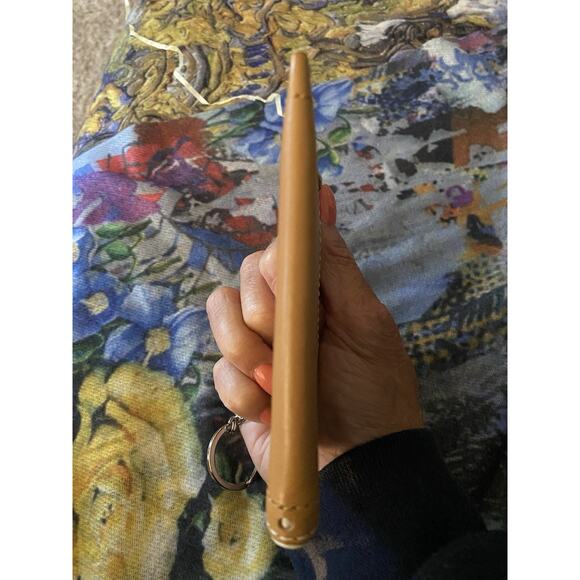 Coach card/change leather key holder beige New - Picture 5 of 5